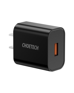 หัวชาร์จ Choetech USB-A 18 วัตต์ สำหรับชาร์จโทรศัพท์มือถือ