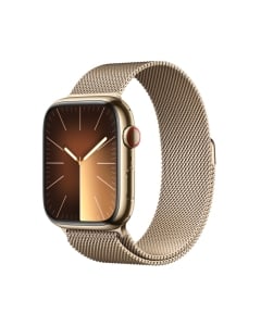 Watch Series 9 Gold Stainless Steel Case with Gold Milanese Loop