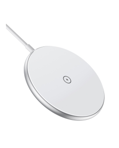 CHOETECH 15W magsafe Aluminum wireless charger - White