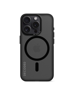 เคสกันกระแทก Transparent Backcover สำหรับ iPhone 15 Pro สีดำ ให้การปกป้องได้อย่างดีเยี่ยม ผลิตจากวัสดุโพลีคาร์บอเนต ระดับพรีเมี่ยม จากแบรนด์ DECODED
