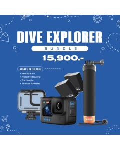 GoPro Action Camera Hero 12 Bundle Dive Explorer - Black