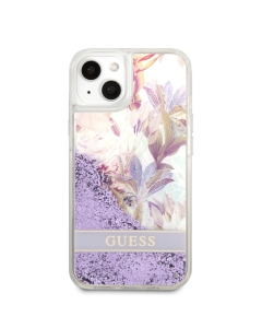 เคส Liquid Glitter สำหรับ iPhone 14 ลาย Flower/Purple