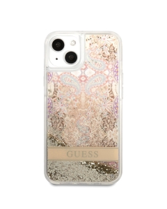 เคส Liquid Glitter สำหรับ iPhone 14 ลาย Paisley/Gold