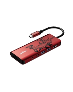 BELKIN USB-C Multimedia Hub 7 in 1 Pass 100W Red- Spiderman